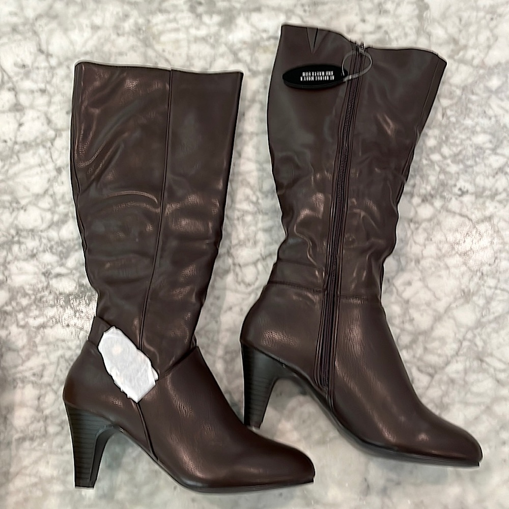 Woman’s knee high boots
